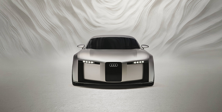 Audi Concept C, Frontansicht, vor wei&szlig;em Hintergrund